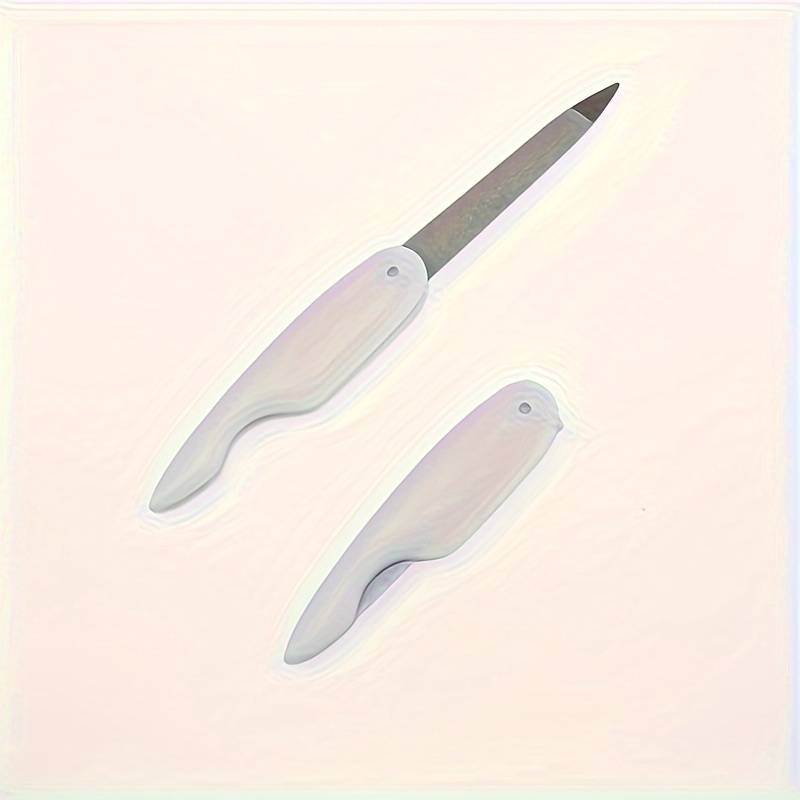 Stainless Steel Nail File with Double Polishing and Sanding Strips