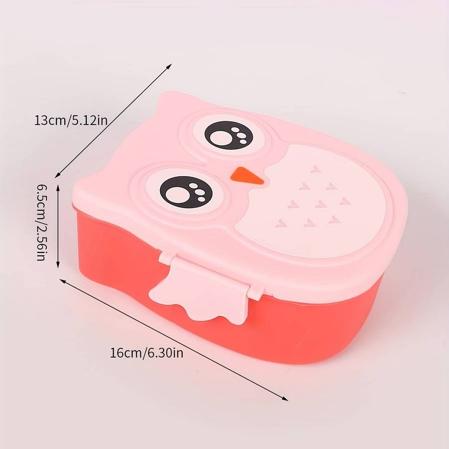 1pc Owl Shaped Lunch Box,