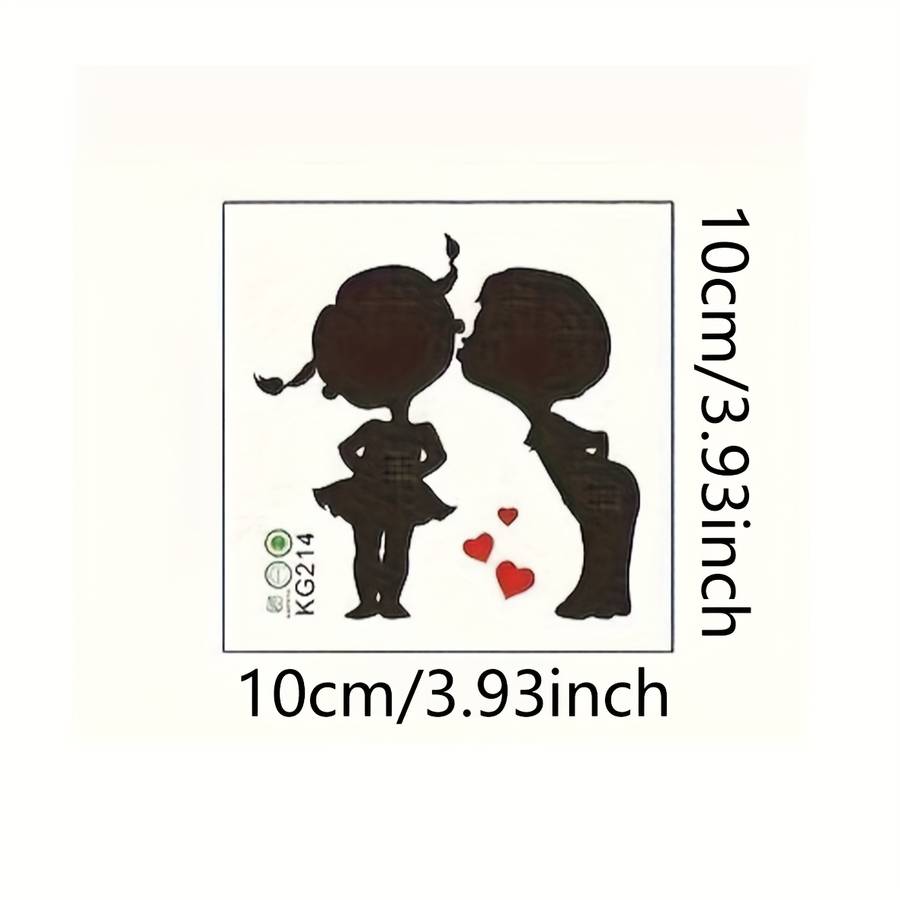 Cartoon Couple Switch Sticker