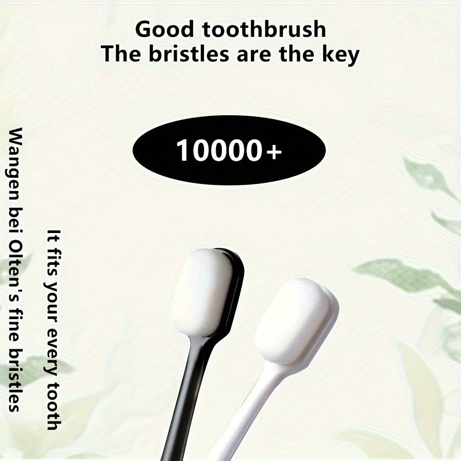 2pcs Nano Soft Toothbrush