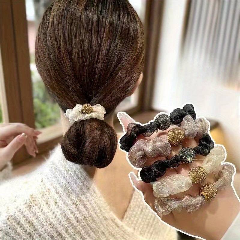 Elegant Rhinestone Mesh Hair