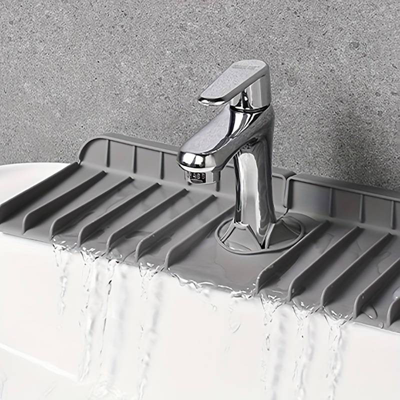 1pc Silicone Faucet Splash Guard -
