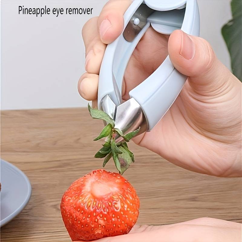 1pc Stainless Steel Pineapple Eye Peele
