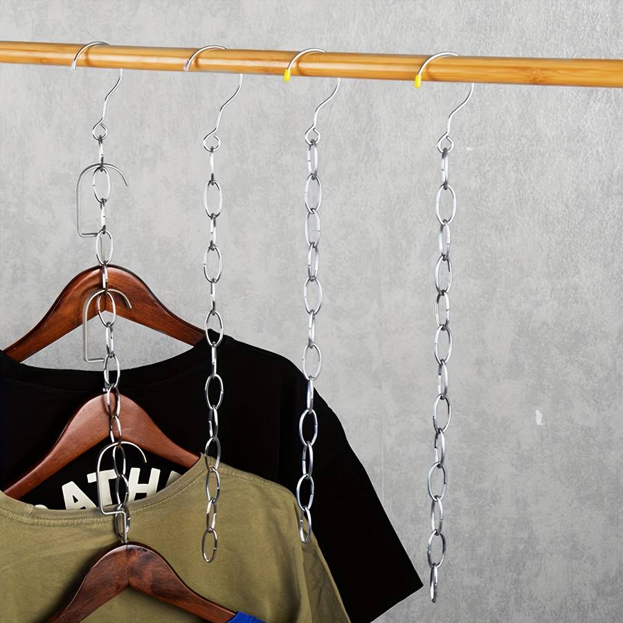 Stainless Steel Clothes Chain Wardrobe Storage Chain