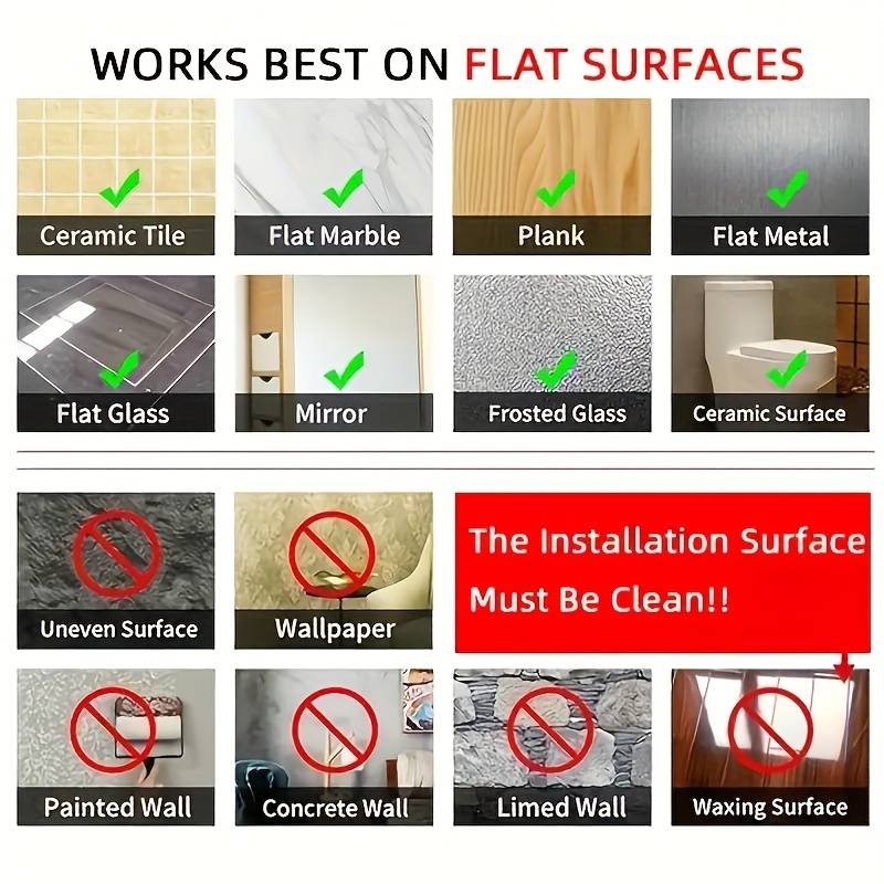 1pc Adhesive Wall-Mounted Bathroom Storage Shelf For