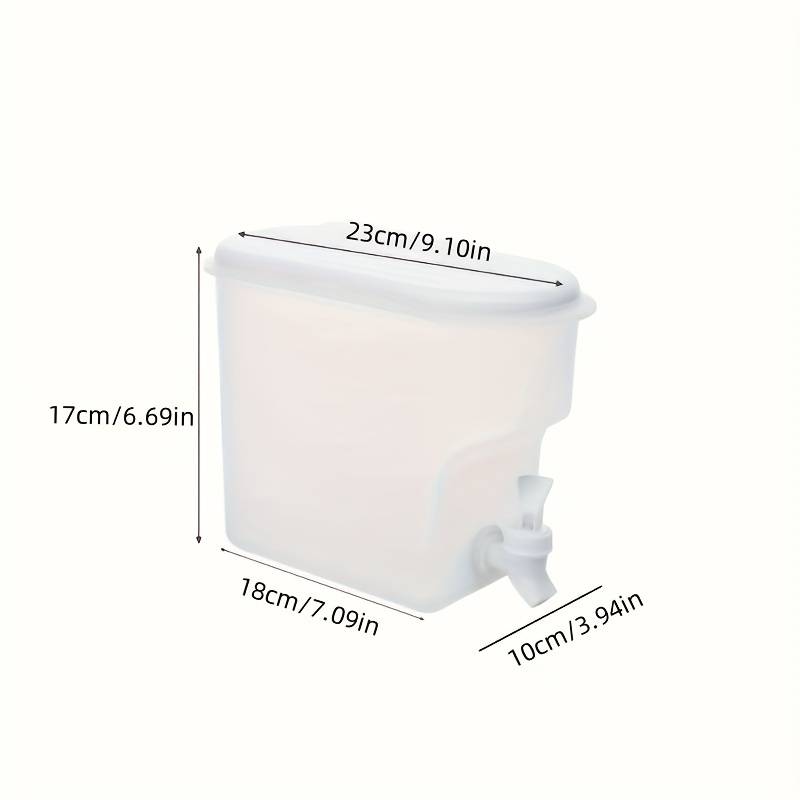 Large Capacity Refrigerator Drink Dispenser with Faucet