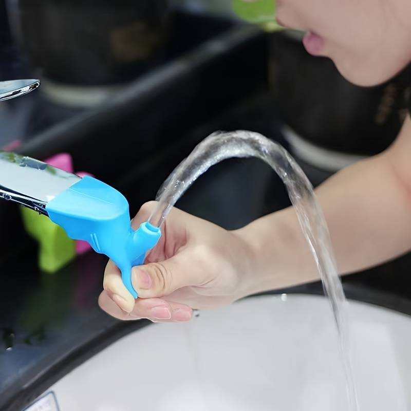 1pc Silicone Faucet Extender