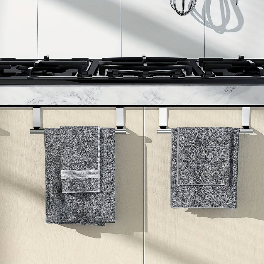 Easy-Install Stainless Steel Towel Rack