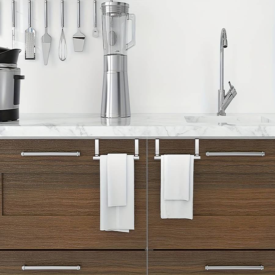 Easy-Install Stainless Steel Towel Rack