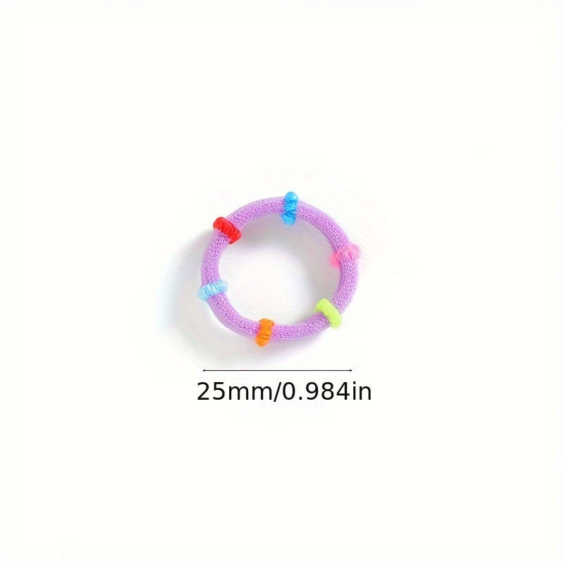 Colorful Elastic Hair Ties Set