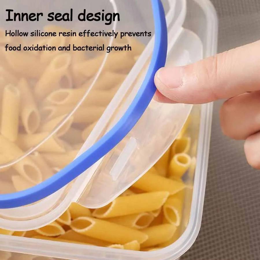 Leak-Proof Plastic Food Storage Containers