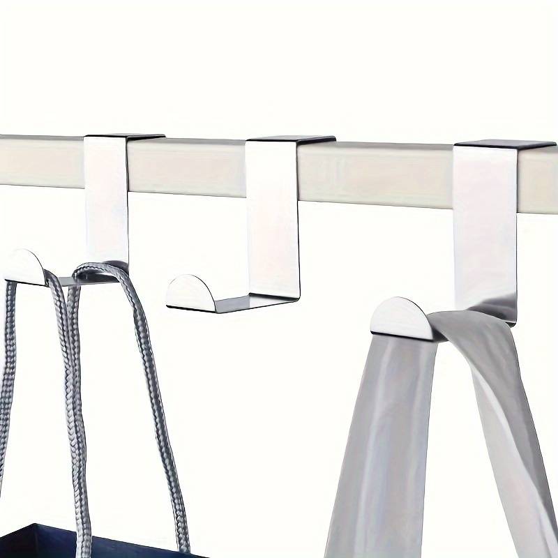 3pcs Stainless Steel Over-The-Door Hooks