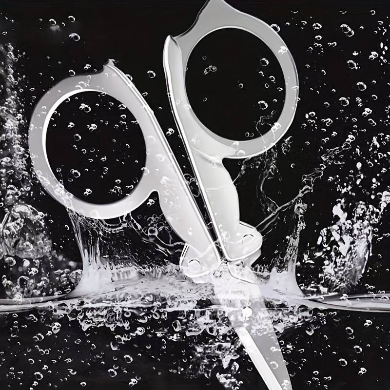 Small Folding Scissors Portable Travel Scissors Stainless Steel Cutter Mini Scissors For Home Office