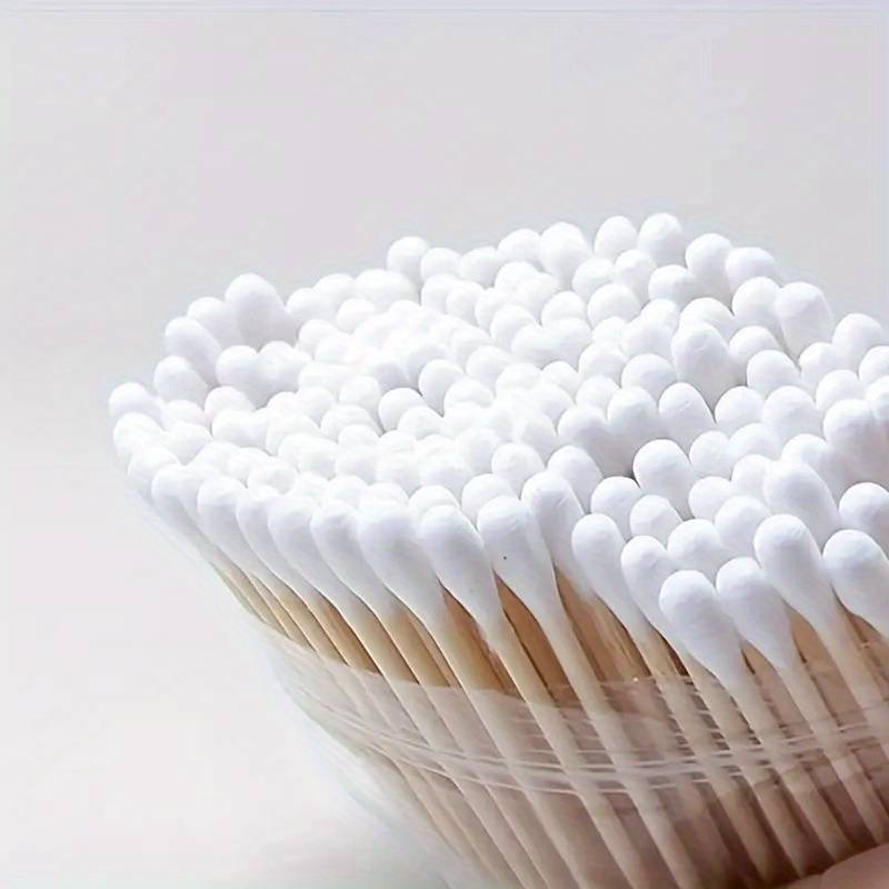 Double ended cotton swabs
