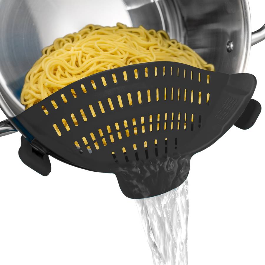 1pc  Adjustable Silicone Clip-On Pot Strainer