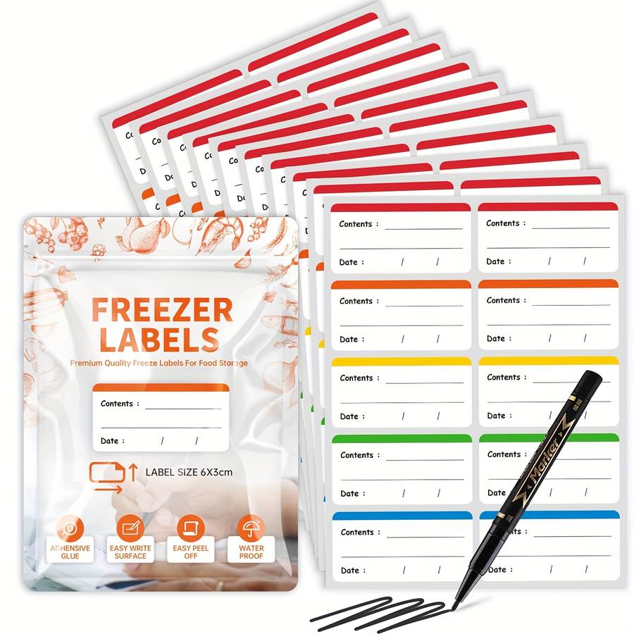 100pcs Colorful Removable Freezer