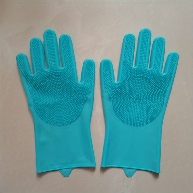 1 Pair Kitchen Dishwashing Gloves