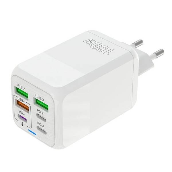 Portable 150W Super Fast Charger 3 Usb Ports And 3 Pd Ports