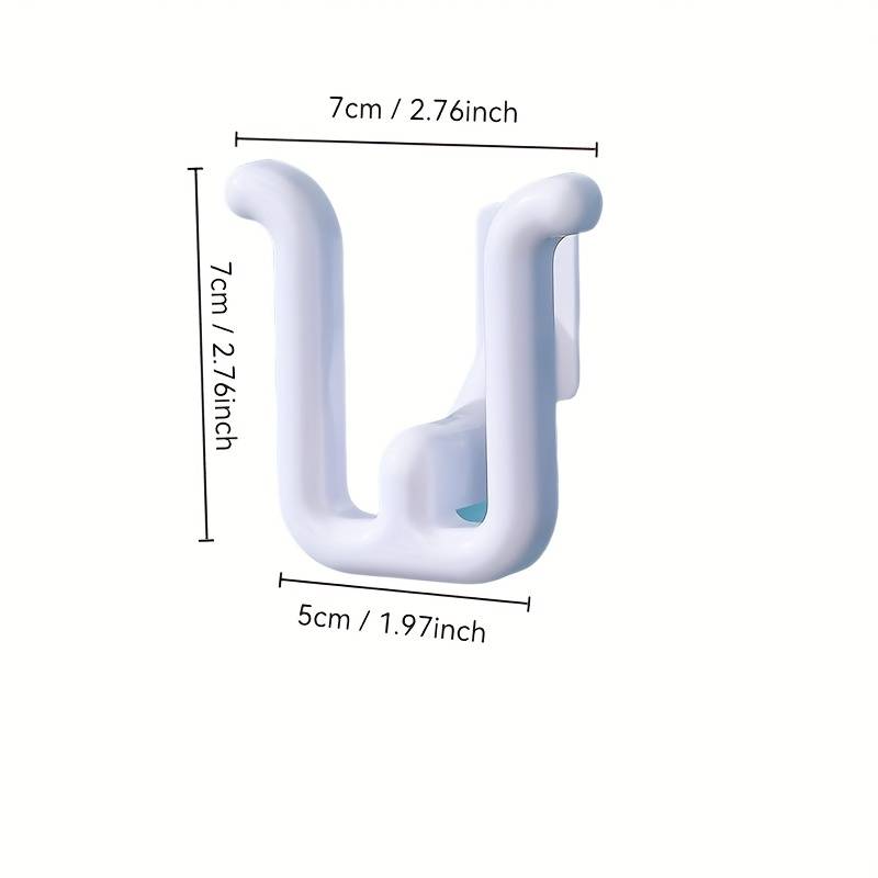 5pc Plastic Wall Mounted Shoe Rack