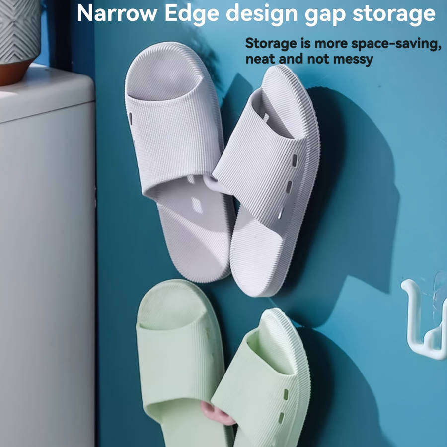 5pc Plastic Wall Mounted Shoe Rack