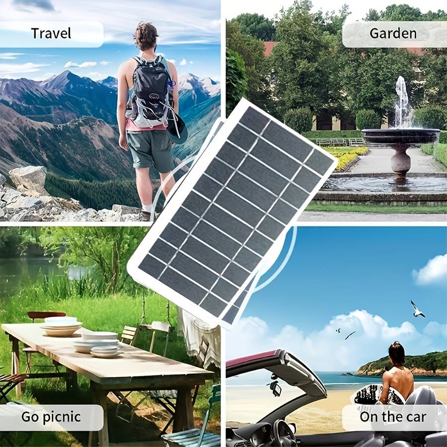 Solar Portable Charging Panel USB Charger