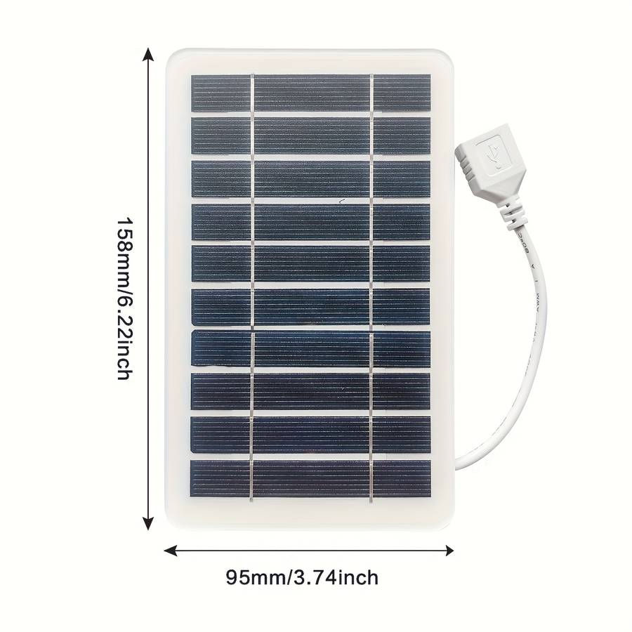 Solar Portable Charging Panel USB Charger