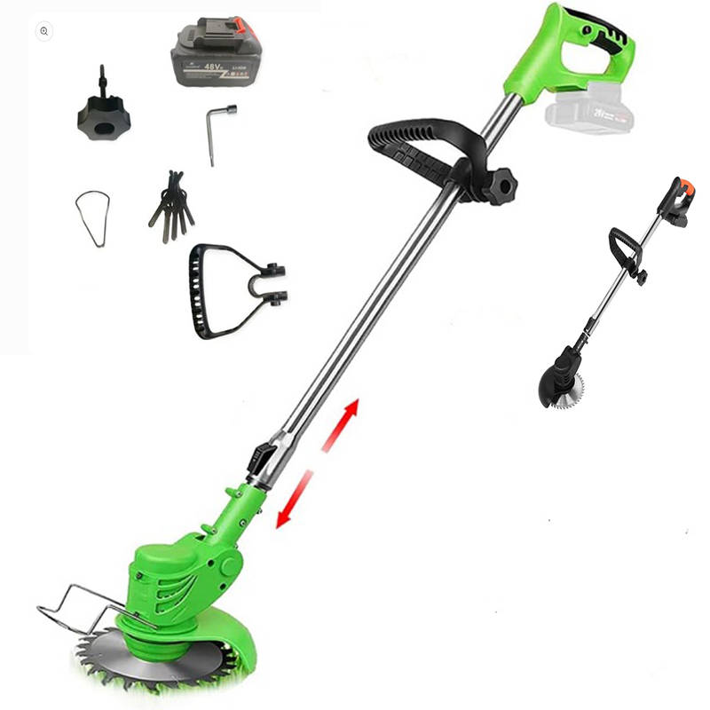 Portable Electric Lawn Mower 48V Rechargeable 15000Mah Battery