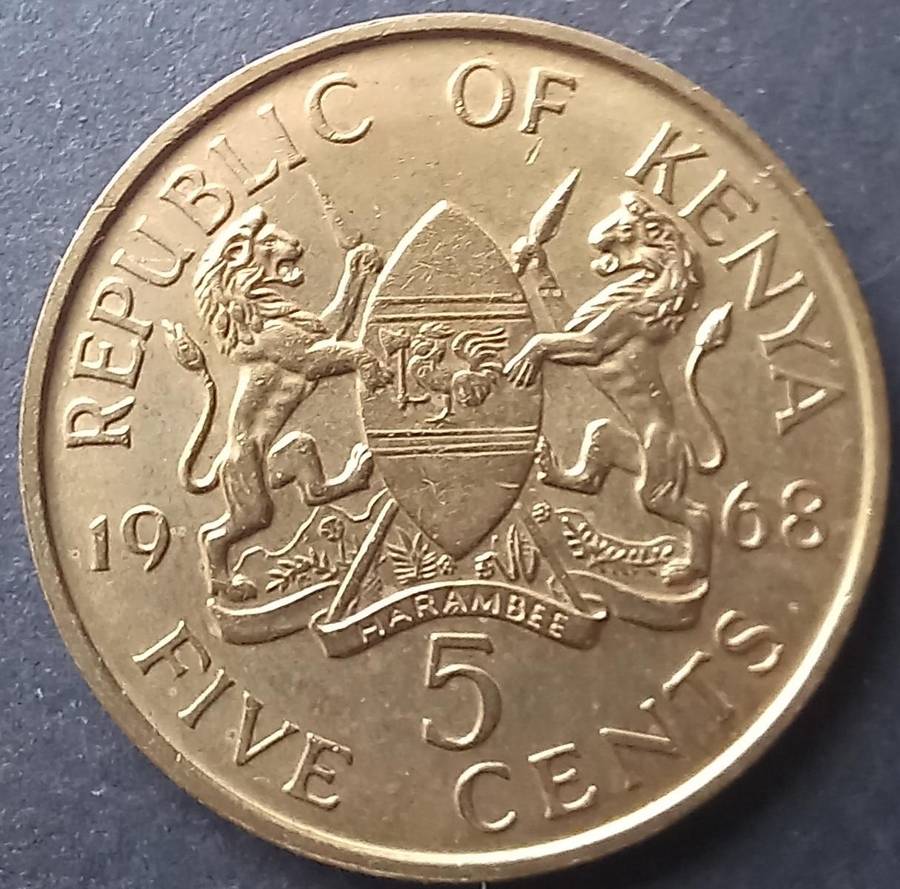 Kenya 1968 5 Cents