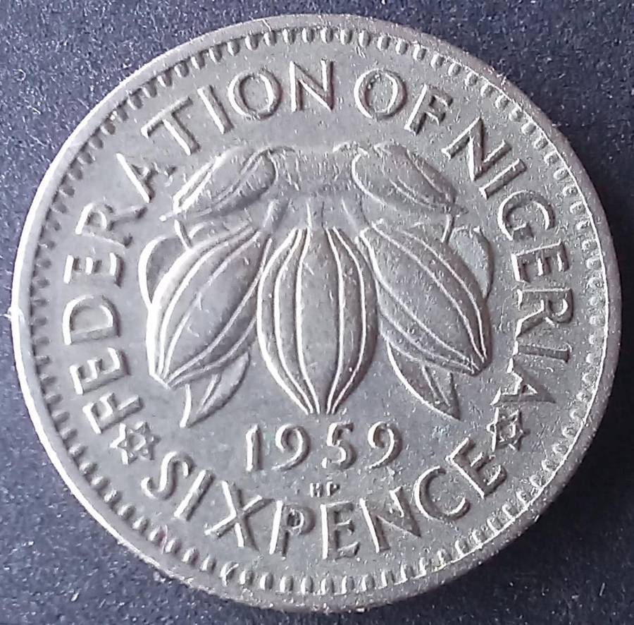 Nigeria 1959 Six pence