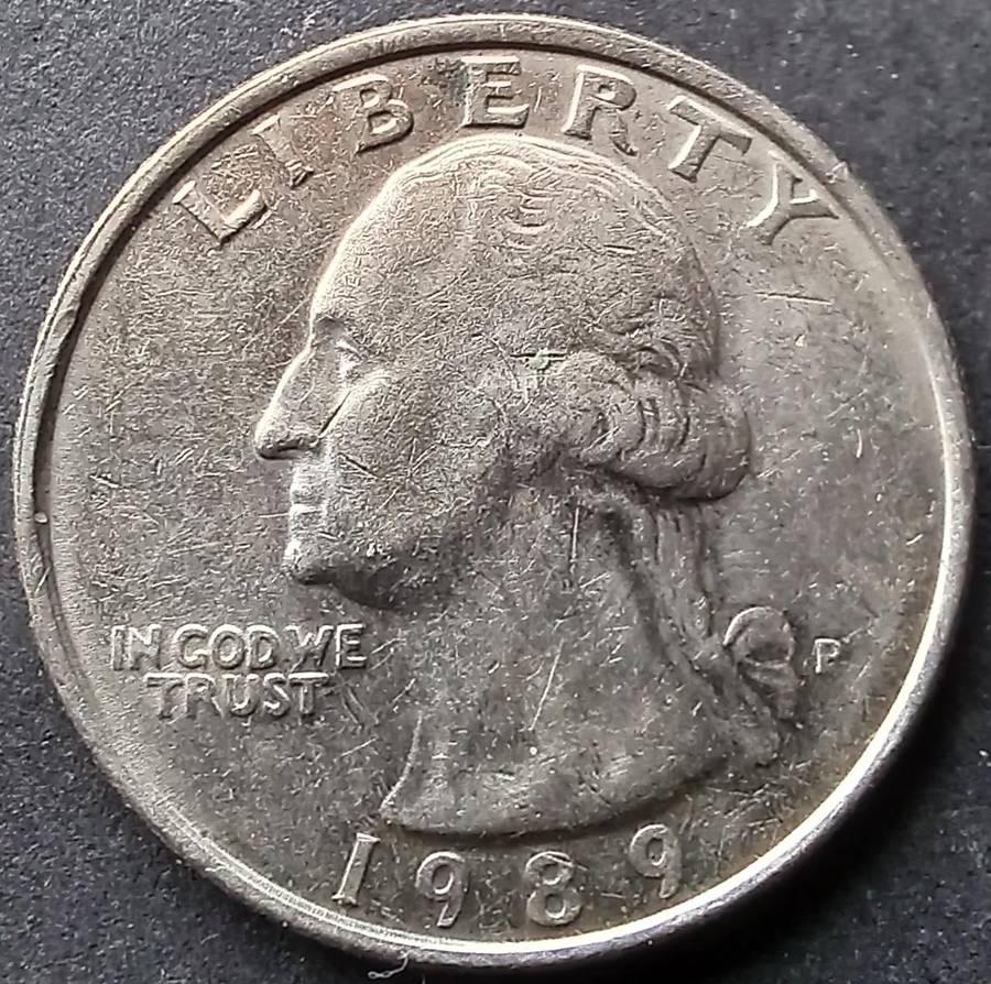USA Quarter Dollar 1989