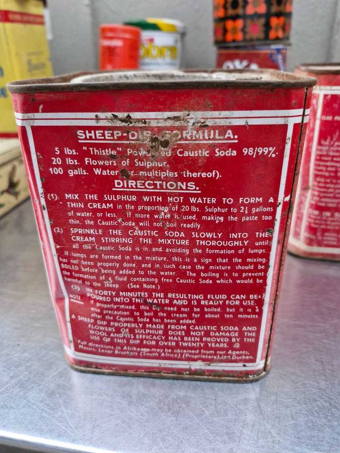 Caustic Soda 5 Pond Tin