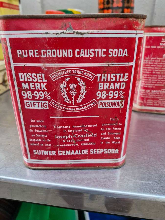 Caustic Soda 5 Pond Tin