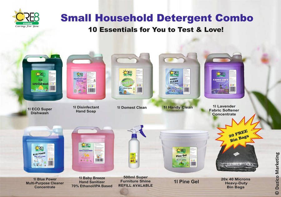 Try Our Top-Selling Detergents: 10-Item Combo Deal!