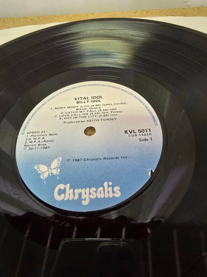 BILLY IDOL- VITAL IDOL- LP