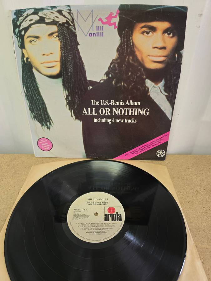 MILLI VANILLI- ALLNOR NOTHING- LP