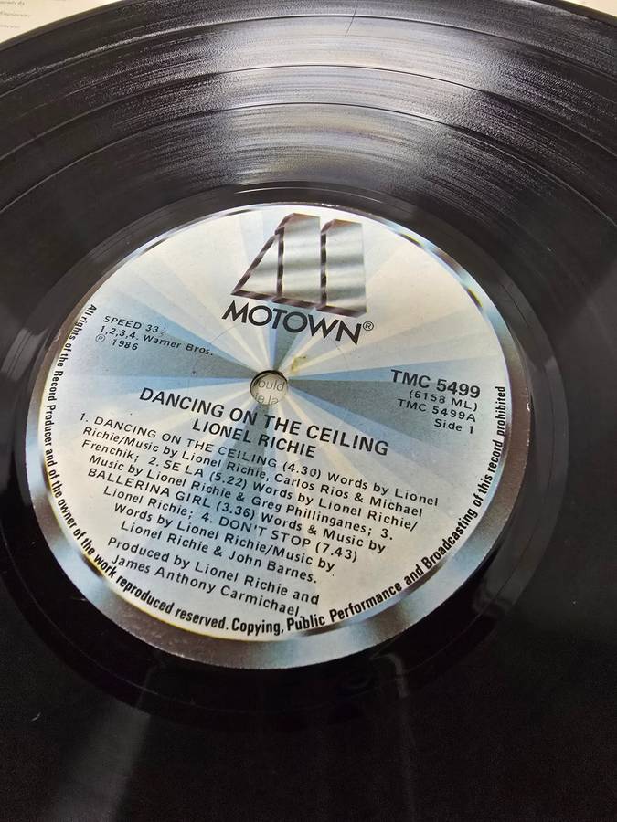 LIONEL RICHIE- DANCING ON THE CEILING- LP