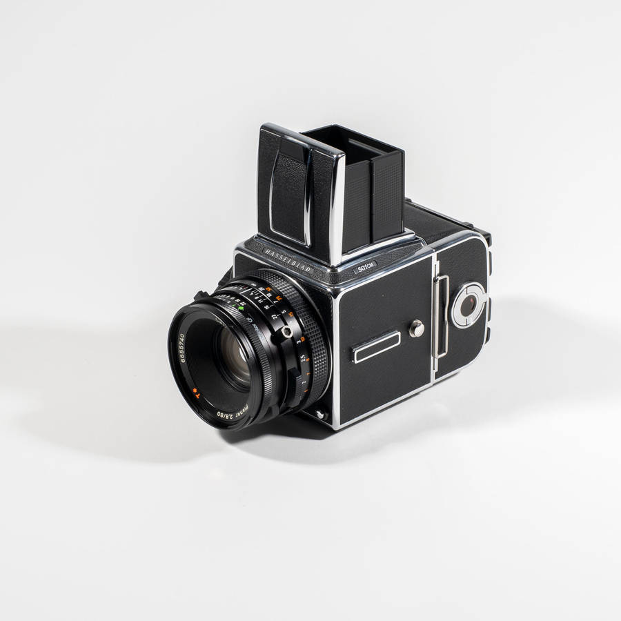 Hasselblad 501 CM with CF 80mm f2.8 lens and film backs