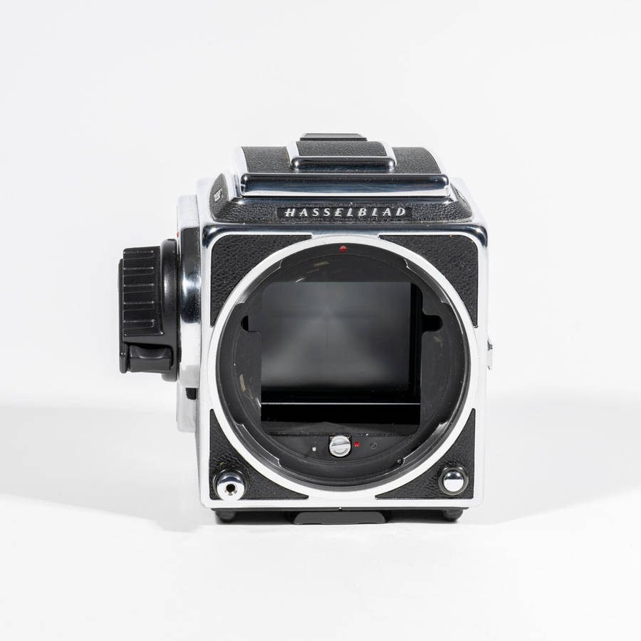 Hasselblad 501 CM with CF 80mm f2.8 lens and film backs