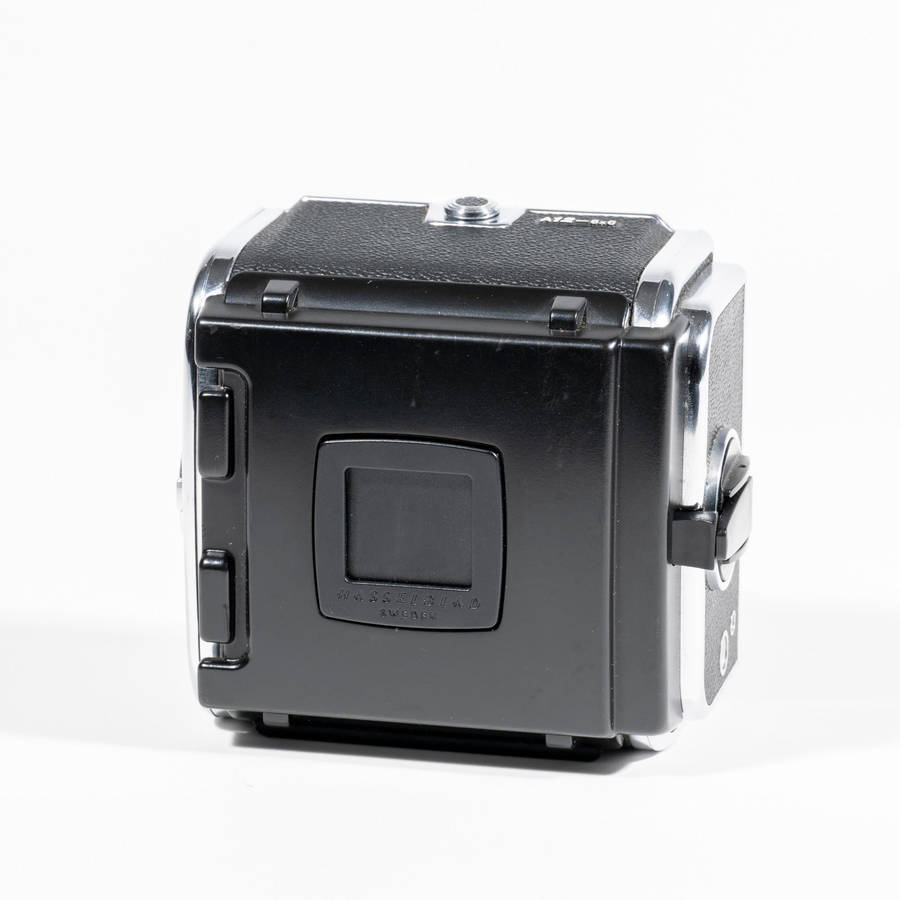 Hasselblad 501 CM with CF 80mm f2.8 lens and film backs