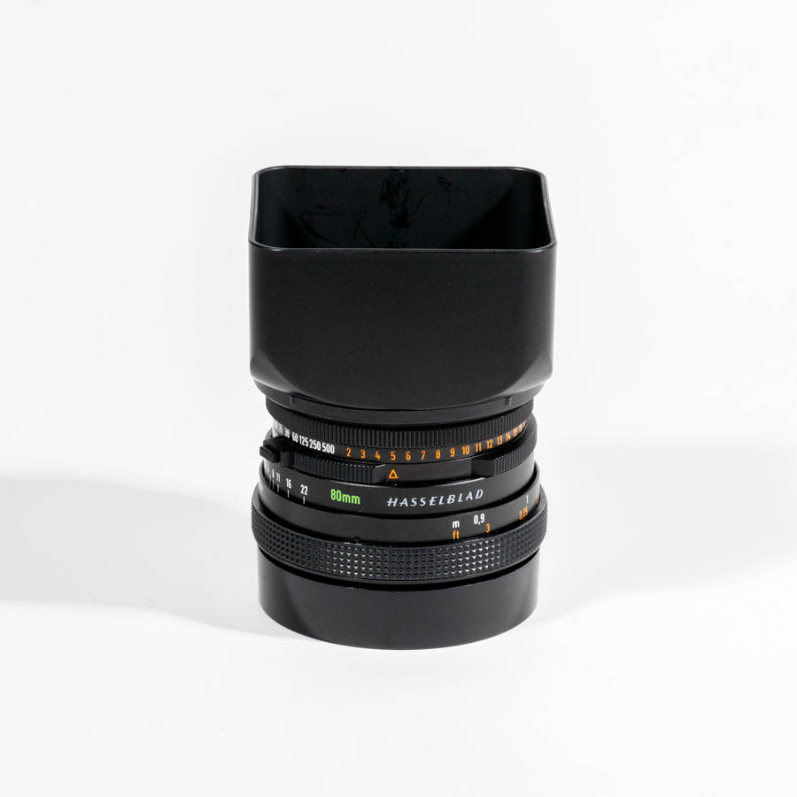 Hasselblad 501 CM with CF 80mm f2.8 lens and film backs