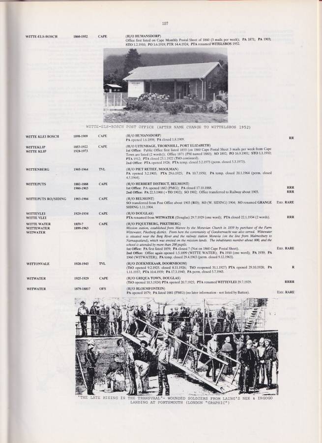 The Encyclopedia of South African Post Offices and Postal Agencies by Ralph Putzel - VOLUMES 1 to 4