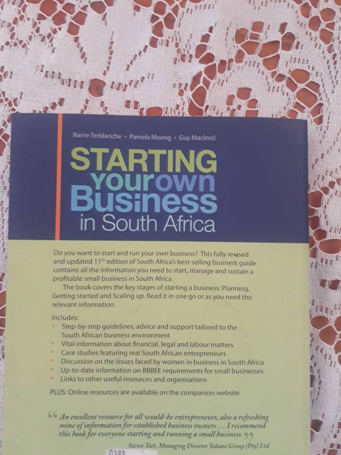 BUSINESS BOOK - STARTING YOUR OWN BUSINESS IN SOUTH AFRICA