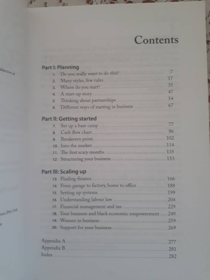 BUSINESS BOOK - STARTING YOUR OWN BUSINESS IN SOUTH AFRICA