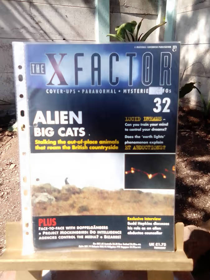 The X Factor Magazine - Cover-Ups/Paranormal/Mysteries & Ufo's - No 32