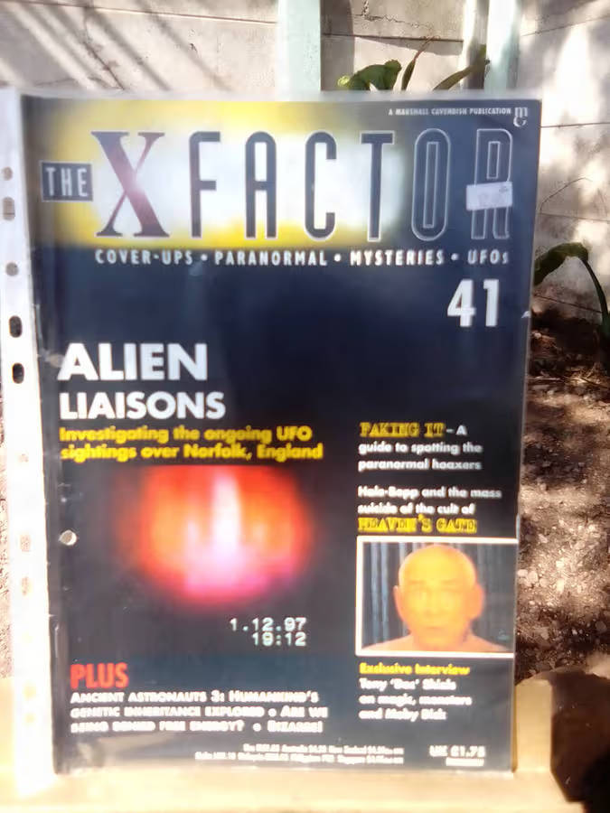 The X Factor Magazine - Cover-Ups/Paranormal/Mysteries & Ufo's - No 41