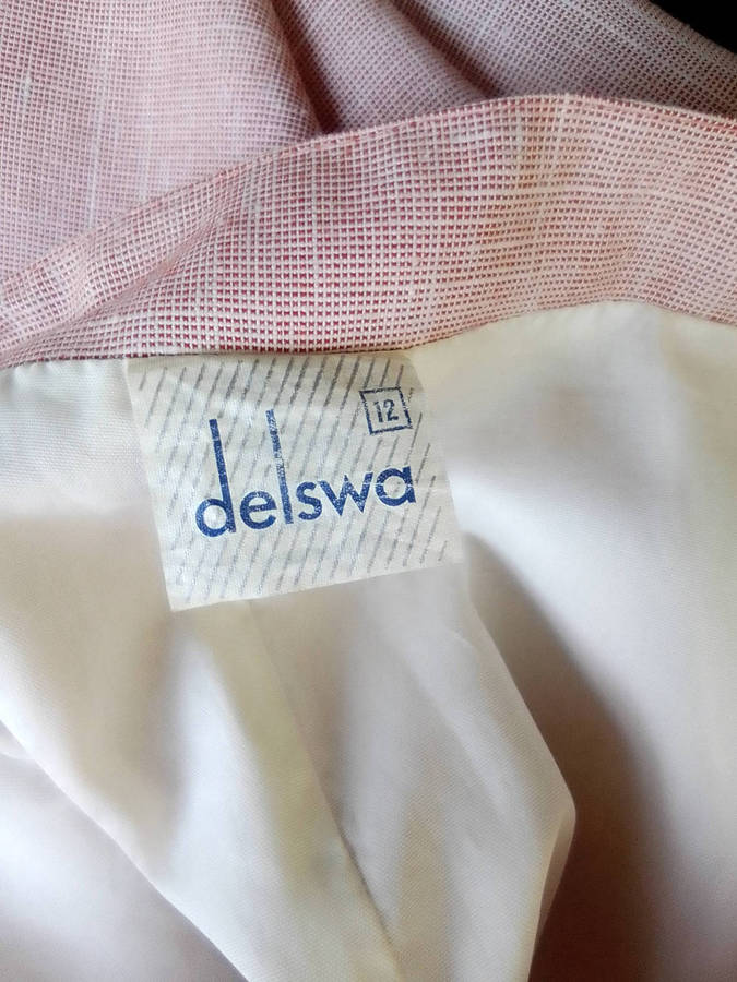 Vintage Stunning Skirt Fully Lined Delswa Brand