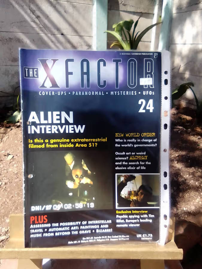 The X Factor Magazine - Cover-Ups/Paranormal/Mysteries & Ufo's - No 24