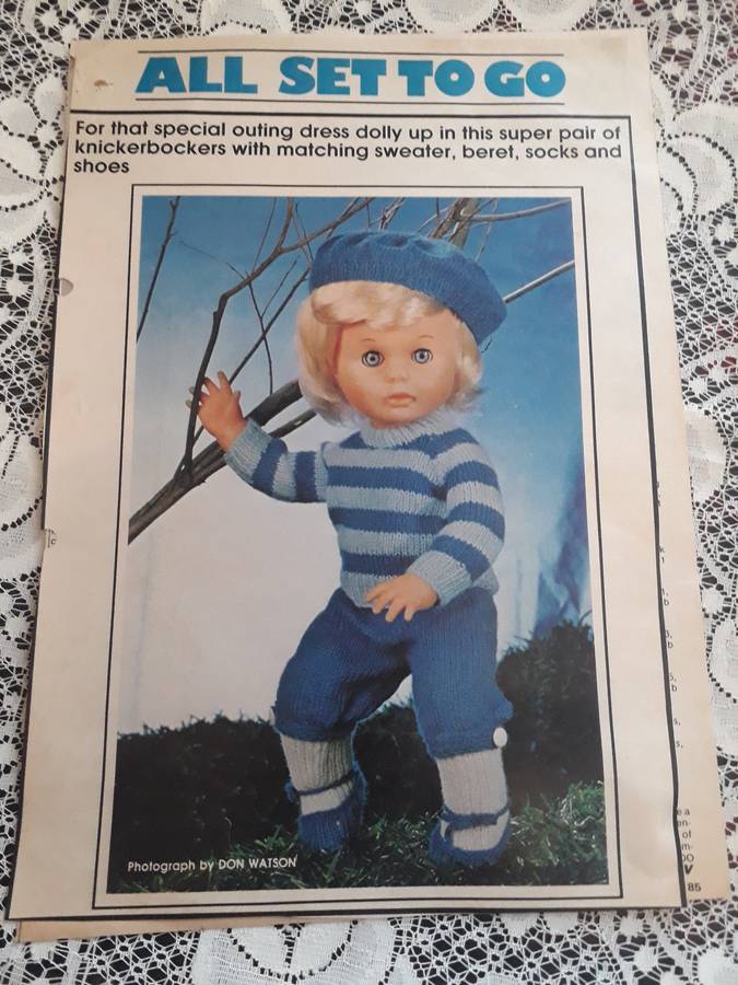 FIRST LOVE DOLL PATTERNS - ALL SET TO GO