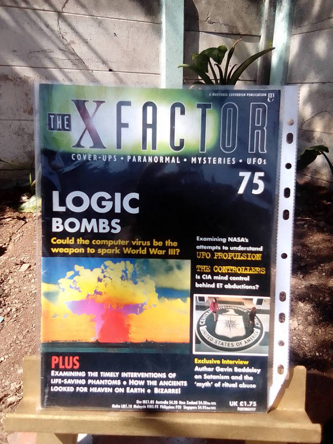 The X Factor Magazine - Cover-Ups/Paranormal/Mysteries & Ufo's - No 75