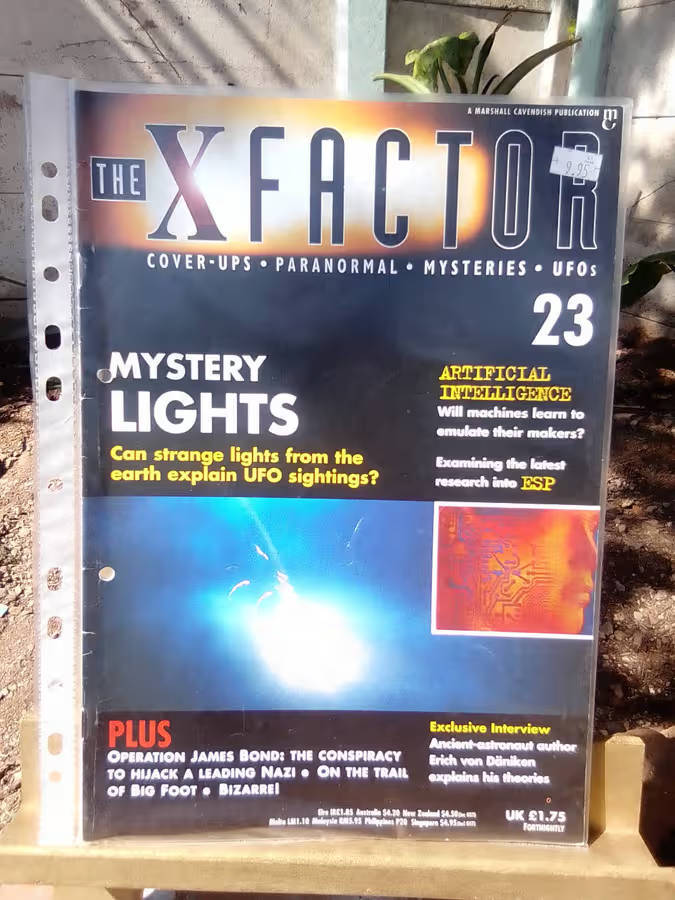 The X Factor Magazine - Cover-Ups/Paranormal/Mysteries & Ufo's - No 23